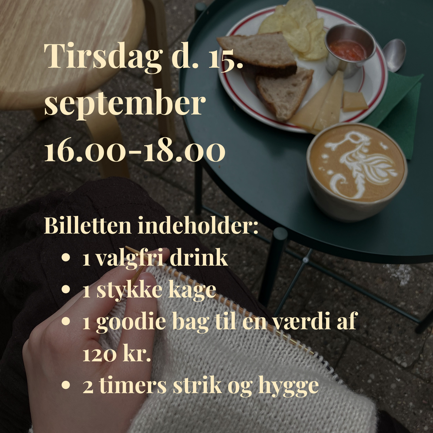 Knitting Club at Olea, September 15th