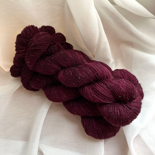 Cabernet | Glitter Sock