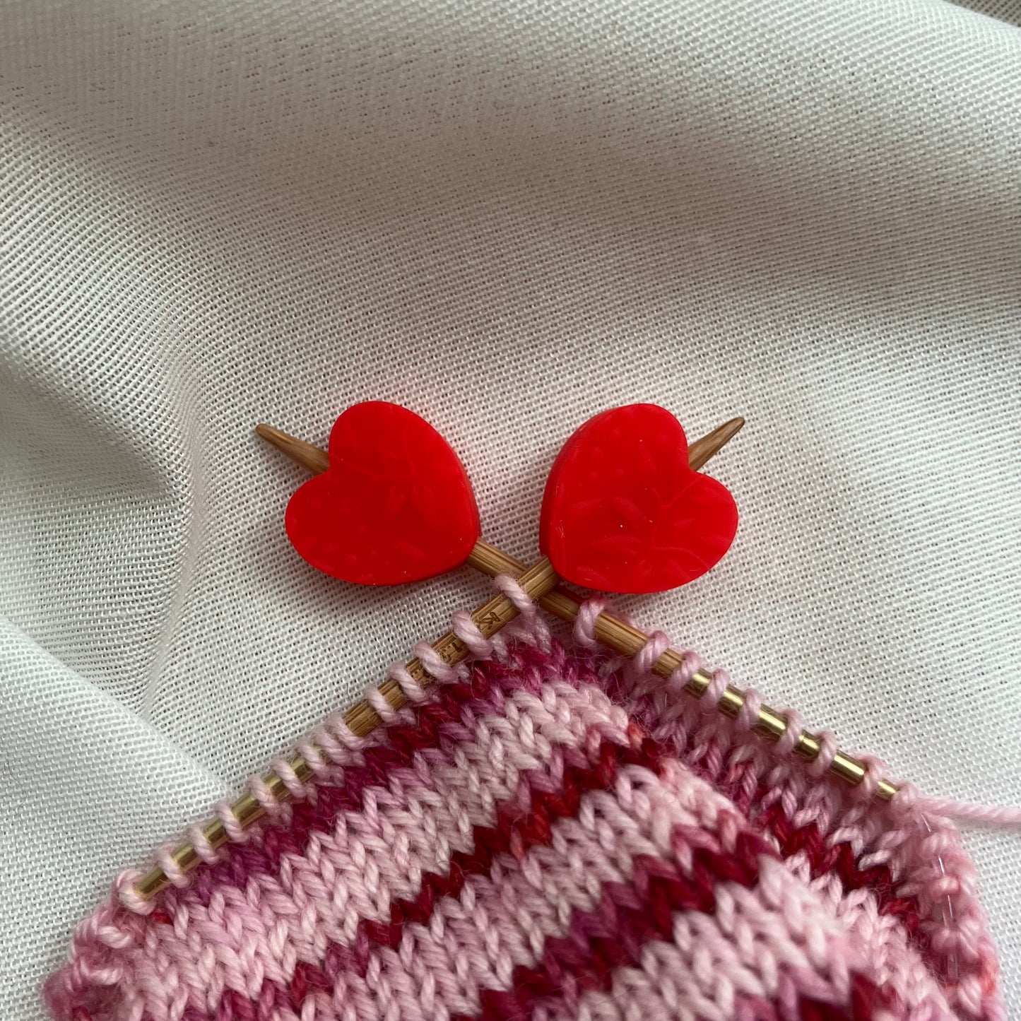 Needle Stopper | Small hearts (2 sets)