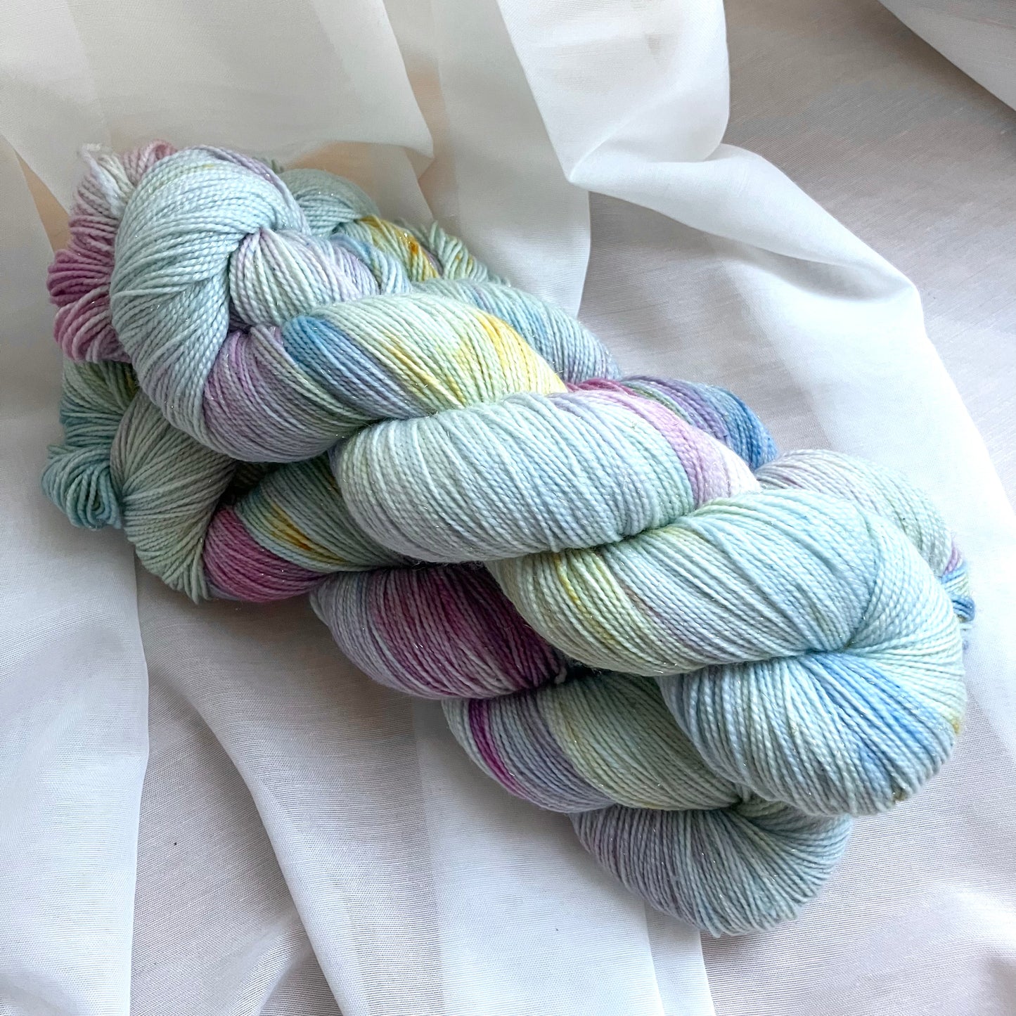 Snowy Sunset | Glitter sock