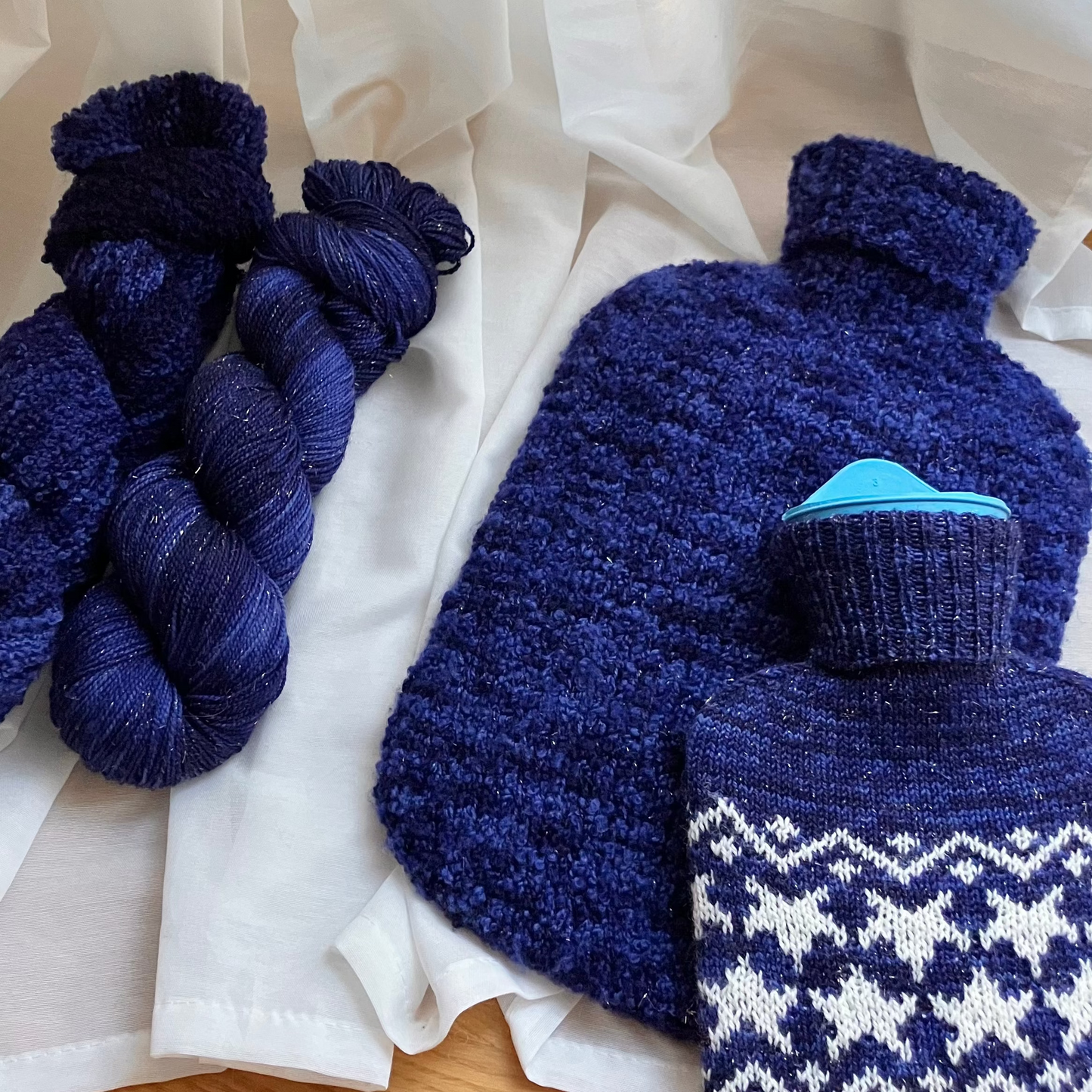 Night Sky Hot Water Bottle Cover