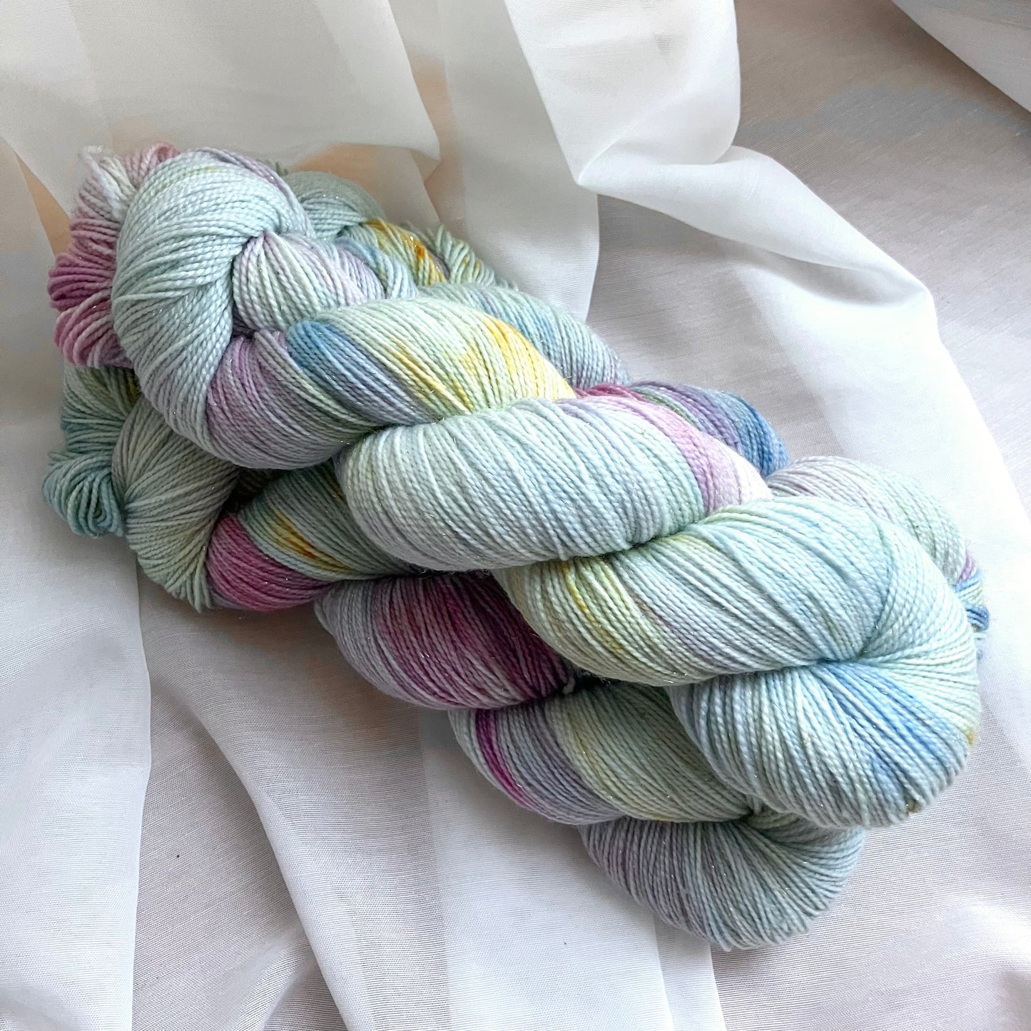 Snowy Sunset | Glitter sock
